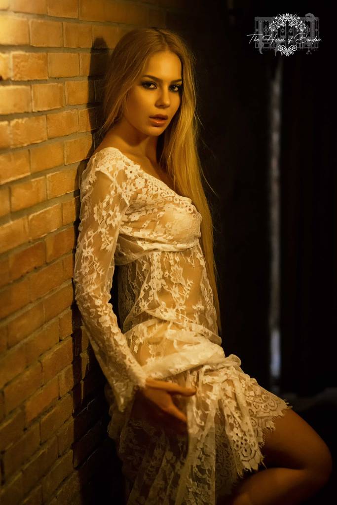 Desiree in see through dress (indoor&nbsp;session)